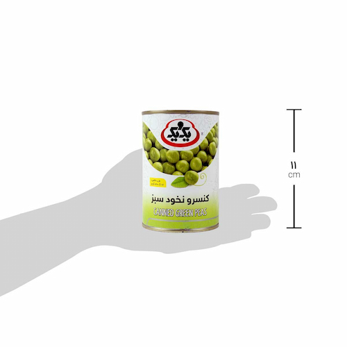 فروش عمده کنسرو نخود فرنگی یک و یک